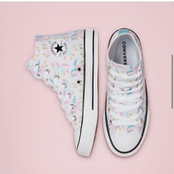 Chuck Taylor All Star Converse ⭐ Unicorns 🎠 Pride Sneakers Shoes Size 8 - Picture 4 of 10